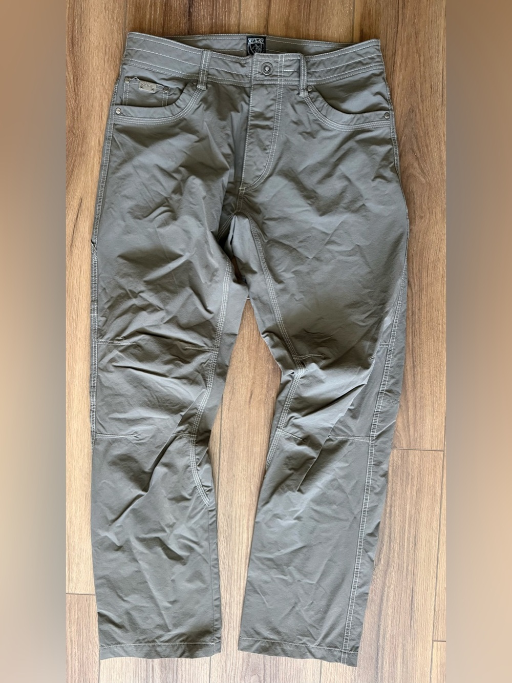 Kuhl Revolvr Pants Mens 32x32 Gray Outdoor Hiking Stretch 5 Pocket